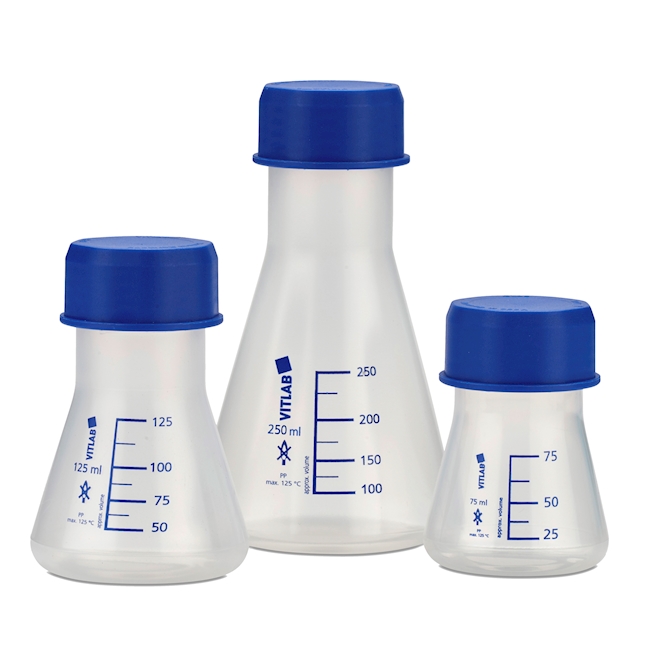 Erlenmeyer flask PP 75 ml